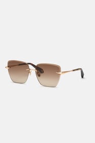 RC Lunettes de soleil à monture sans bord SHINY COPPER GOLD VALD05-ID242