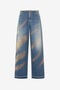 RC Jean Avec Motif Zèbre En Strass RC Jean Avec Motif Zèbre En Strass Bleu UKJ225-VT007