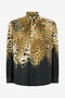 RC Chemise en Soie à Imprimé Jaguar Skin RC Chemise en Soie à Imprimé Jaguar Skin Marron clair SRT714-4QL49