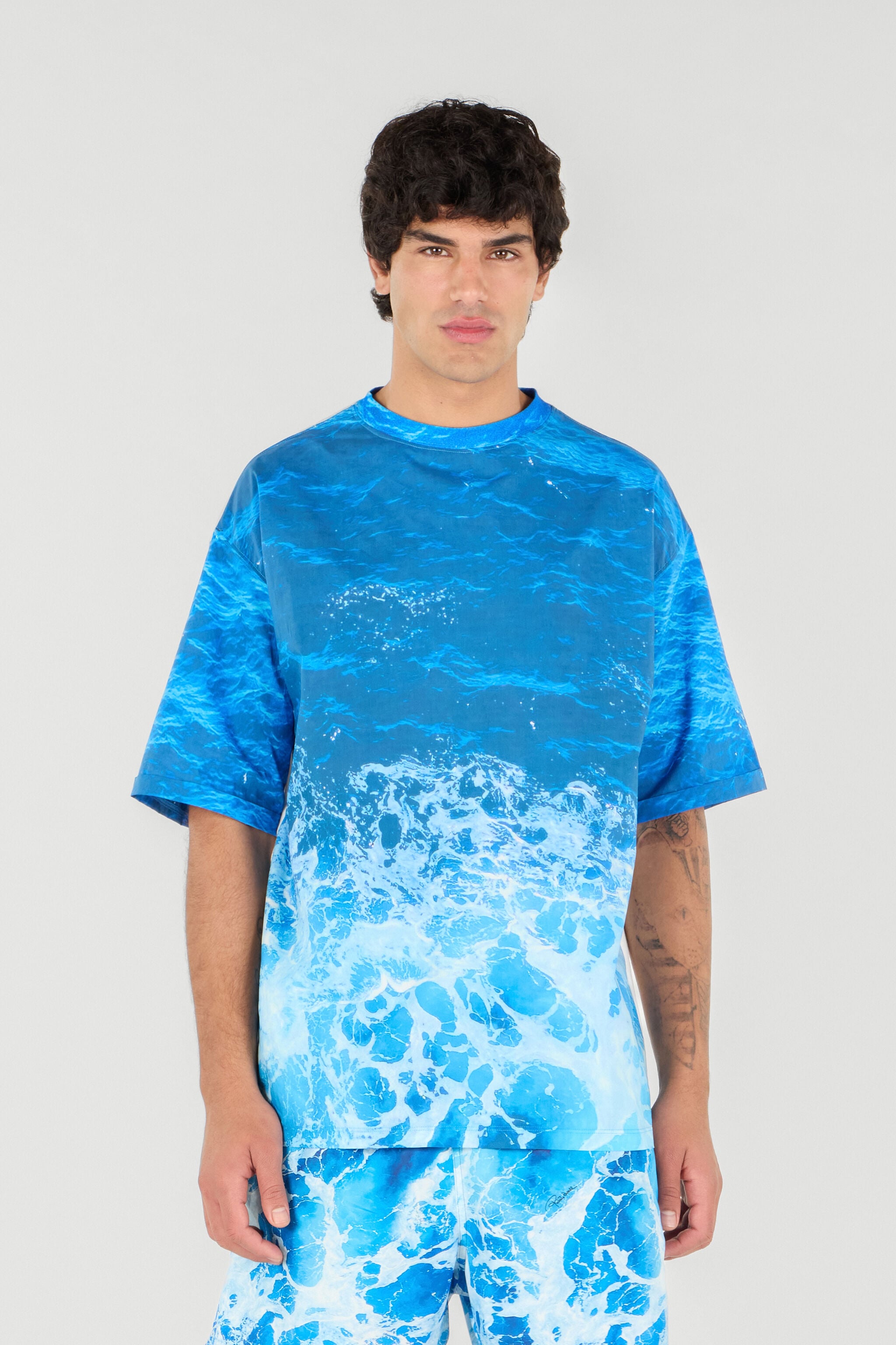 RC Stretto di Messina Print T-Shirt RC Stretto di Messina Print T-Shirt Blue UMT62A-7EN94