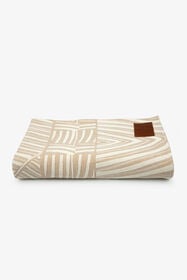 HO Plaid Jacquard Glitch Optical Jungle BEIGE & WHITE VALH04-IH013