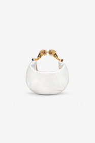 RC Mini Hobo Roar Bag With Snake Print RC Mini Hobo Roar Bag With Snake Print Silver UKB013-PZ579