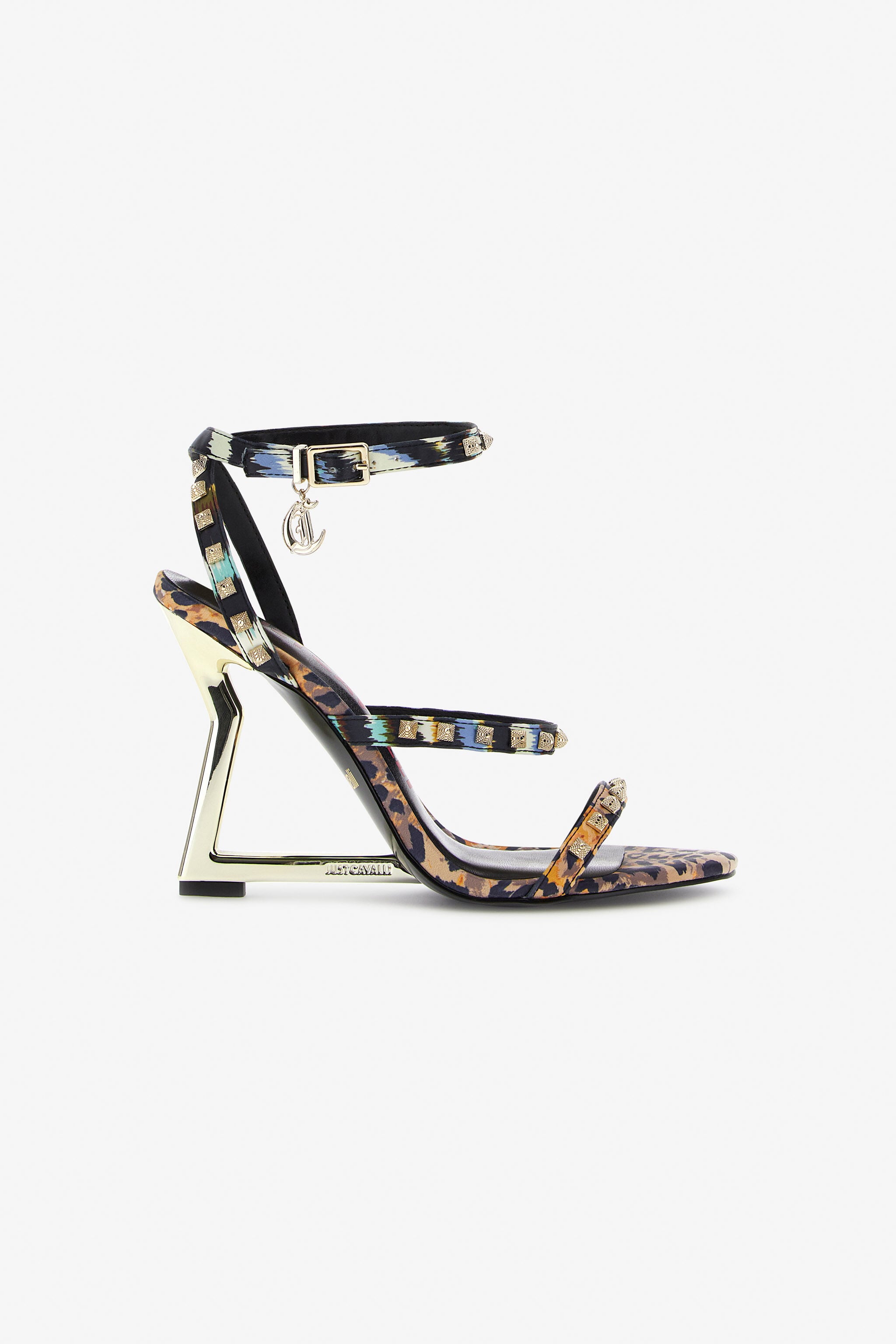 JC Just Cavalli sandals Light blue/Black SFS161-SF498