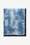 RC Écharpe en coton à imprimé patchwork denim RC Écharpe en coton à imprimé patchwork denim DARK BLUE WQI007-1LR71