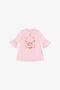 JU Floral Embroidered Pink Dress JU Floral Embroidered Pink Dress Pink TJT112-KU012