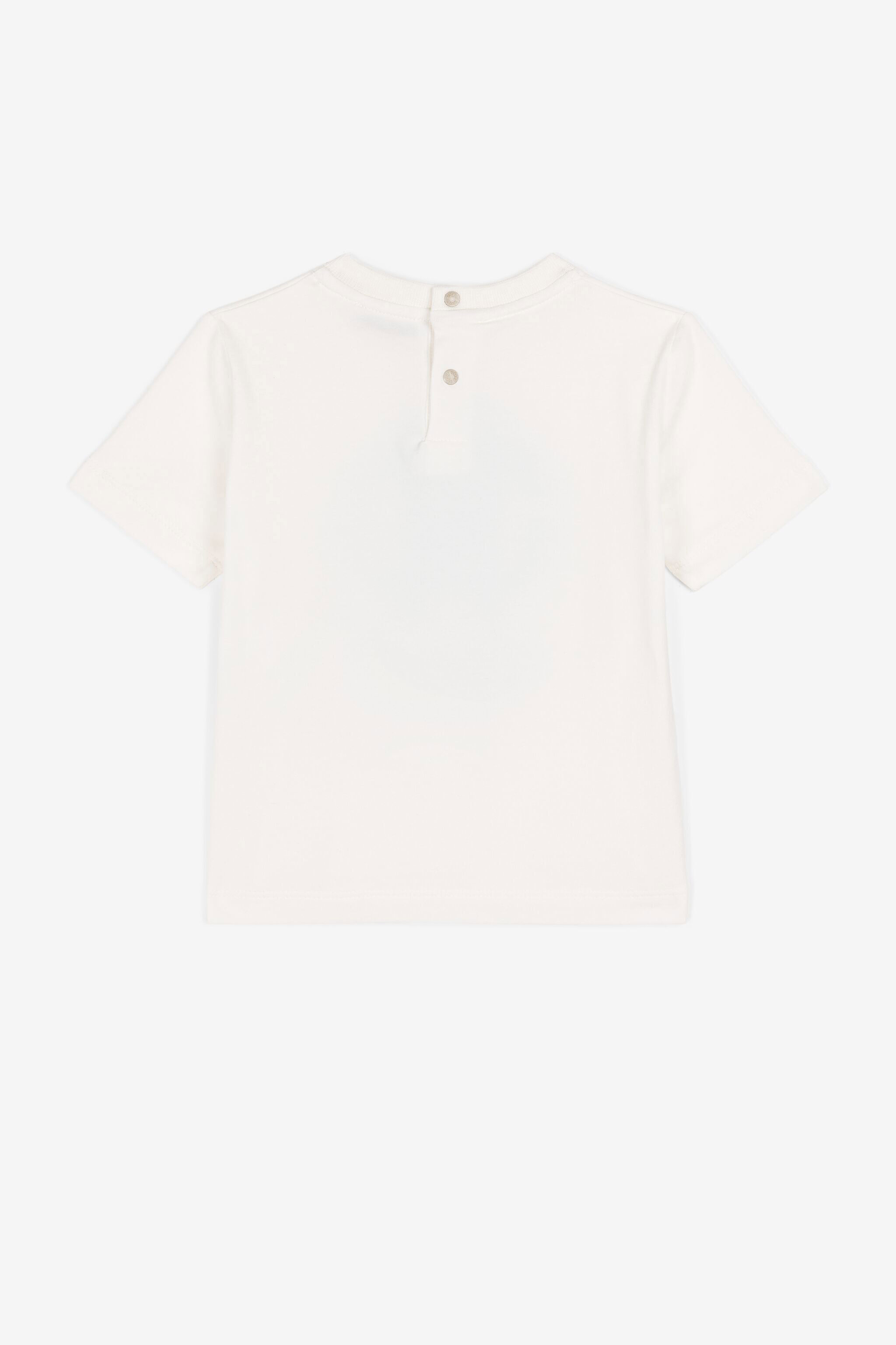 JU Embroidered-monogram cotton T-shirt JU Embroidered-monogram cotton T-shirt Milky white QJT661-JV025