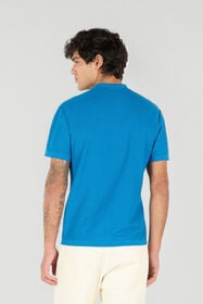 RC Polo-Sweater mit Stretto di Messina Blau UMM640-MG005