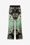 RC Pantalon à Imprimé Kimono RC Pantalon à Imprimé Kimono DARK GREEN/BLACK XNT265-4QT25