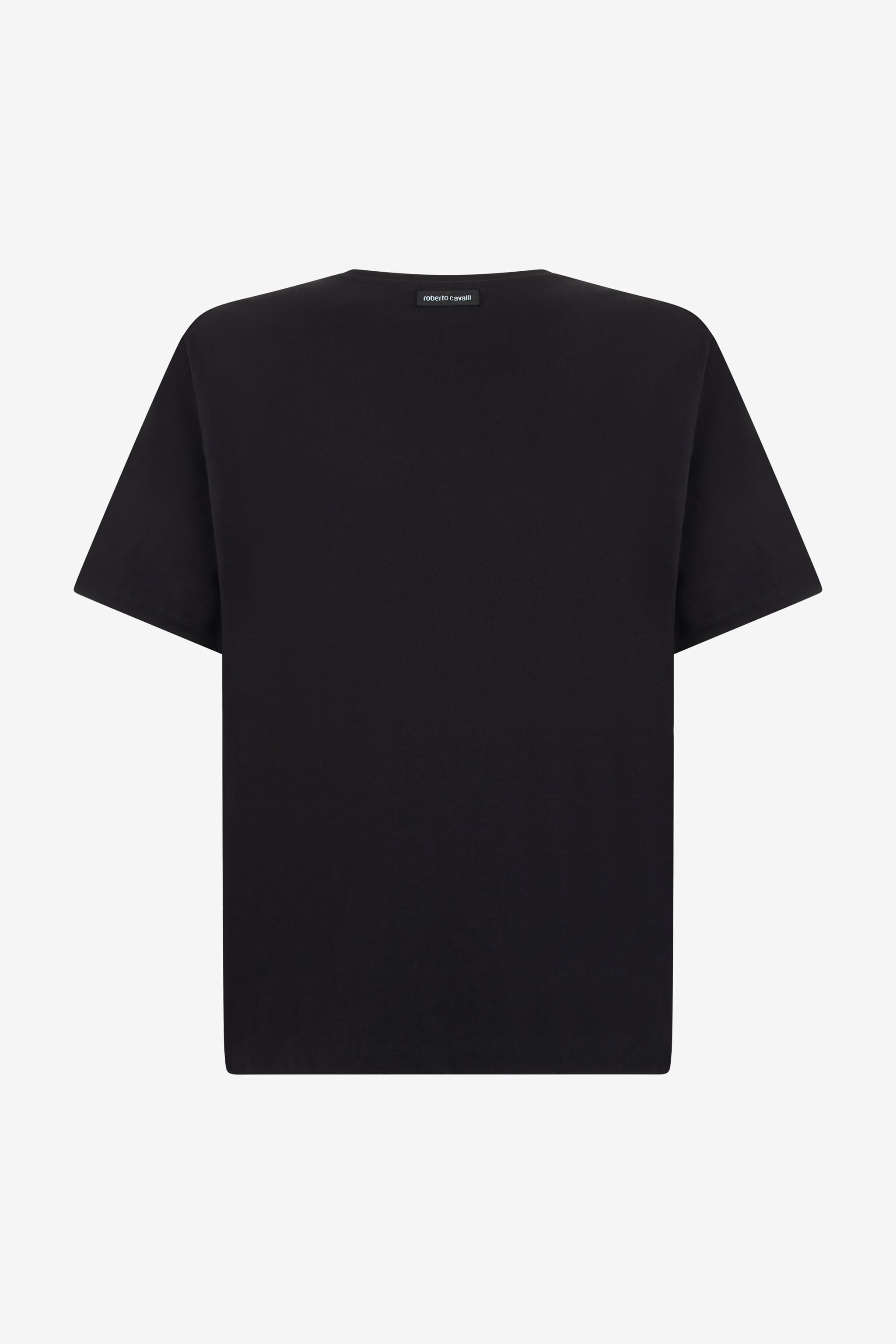 RC Schwarzes T-Shirt mit Ton-in-Ton-Logo RC Schwarzes T-Shirt mit Ton-in-Ton-Logo BLACK TOT60E-FT223