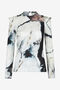 RC Bluse Mit Print Marble Schwarz/Weiß TWT600-7NN18