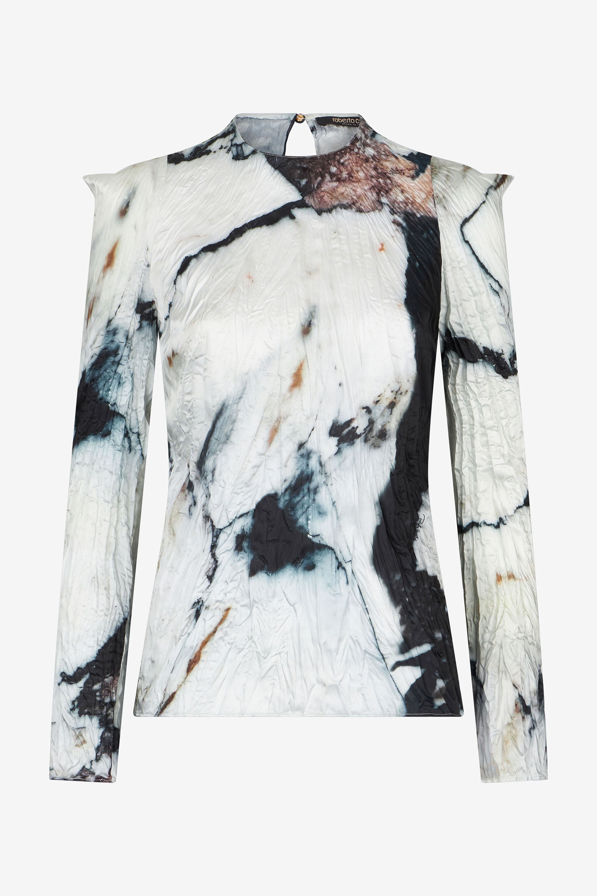 RC Blouse with Marble print RC Blouse with Marble print Black/White TWT600-7NN18