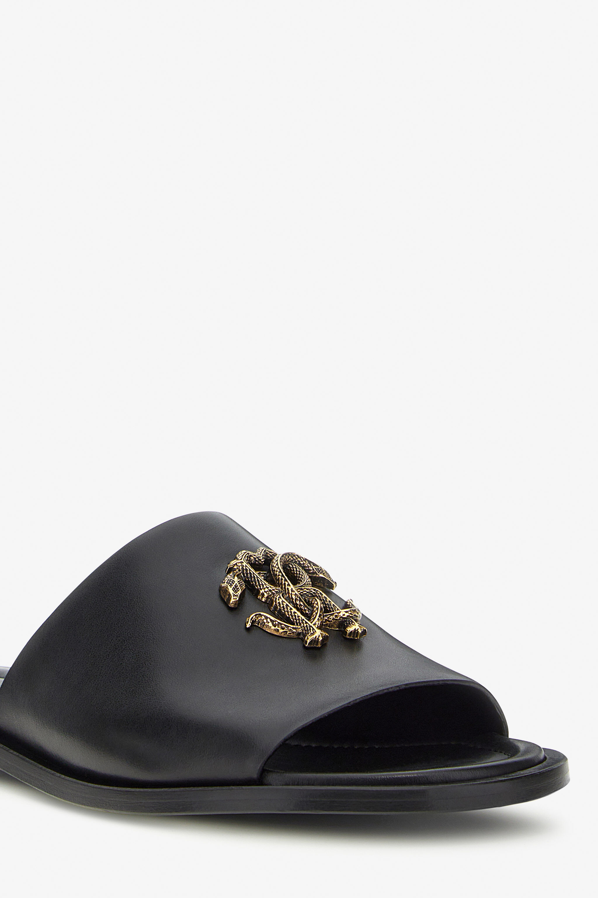 RC Sandals with Monogram RC RC Sandals with Monogram RC Black SRS053-PZA90
