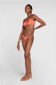 RC Cut-out one-shoulder bikini top Orange QKW00C-LL002