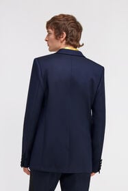 RC Giacca Tuxedo in Lana Blu Navy Blu scuro SMT400-VW003
