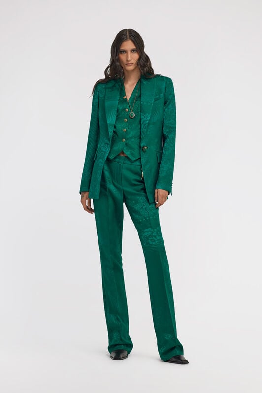 RC Jacquard Blazer RC Jacquard Blazer Green TKT401-TJ033