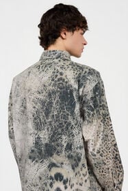 RC Jaguar Print Shirt GREY/BLACK XNT720-CHR30