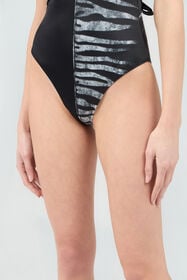 RC Zebra Print One-Piece BLACK/WHITE SOW00C-4G001