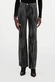 RC Black Denim Jeans With A Streak Effect Black VWJ221-DE013