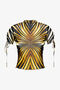 RC T-Shirt Imprimé Ray Of Gold RC T-Shirt Imprimé Ray Of Gold Or TKT613-6HM33