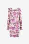 RC Rose-Print Dress RC Rose-Print Dress Pink PQT10B-LNF03