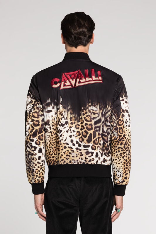 RC Queen of Sicily-Print Bomber Jacket RC Queen of Sicily-Print Bomber Jacket Light brown RRT403-5R003