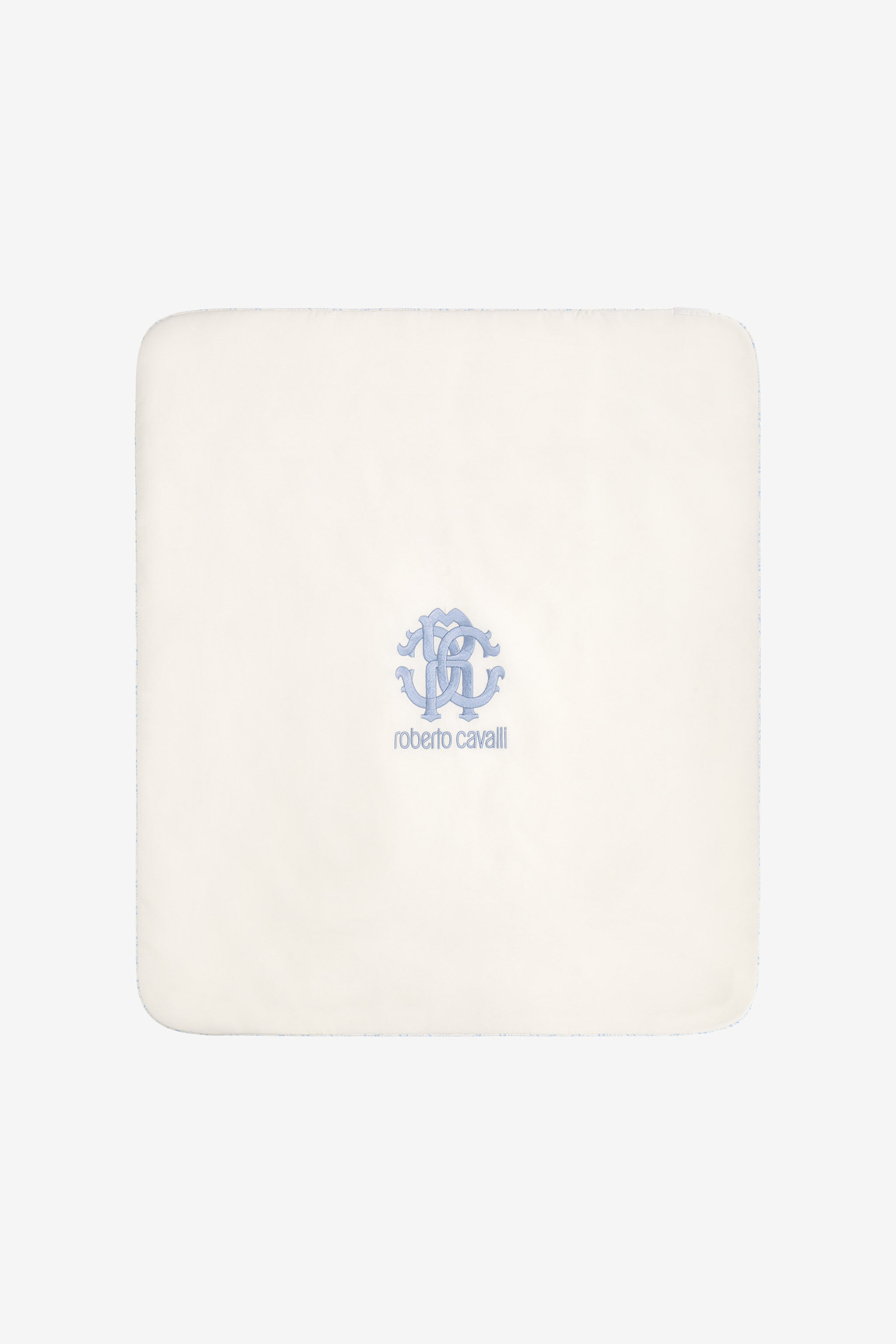 JU Logo print baby blanket JU Logo print baby blanket Light blue SJT832-JD001