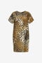 RC Jaguar Skin print dress RC Jaguar Skin print dress Marron clair SKT135-4QG34