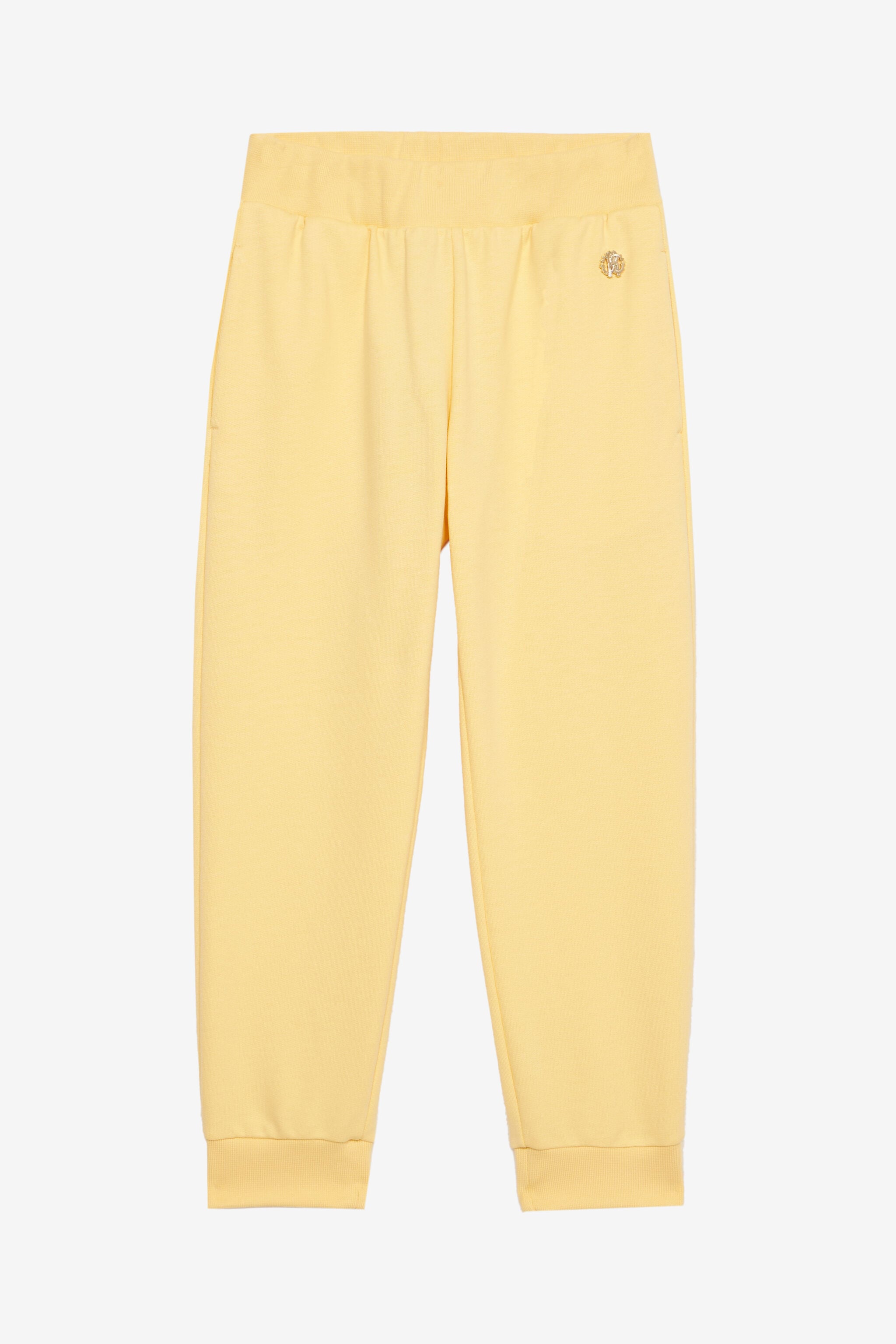 JU Sport Pants With RC Monogram And Logo JU Sport Pants With RC Monogram And Logo Yellow UJT23J-CF050