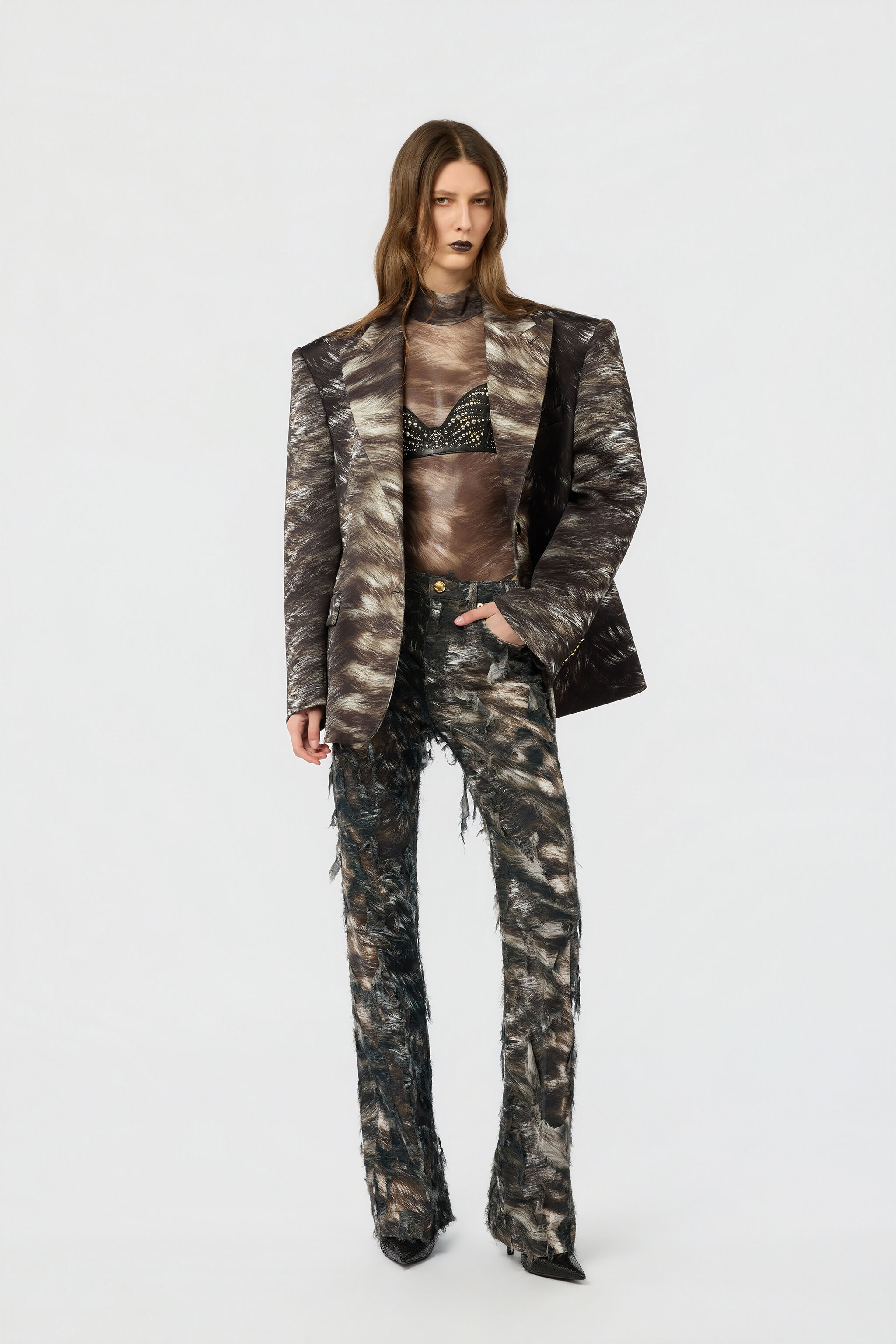 Roberto Cavalli パイソン柄 ボディスーツ　フランス購入 Sites-robertocavalli-Site
