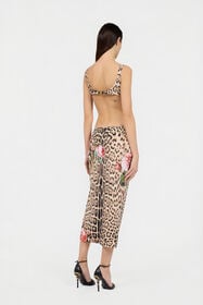 RC Jaguar Roses Print Beach Dress NATURAL XQW036-HVT24