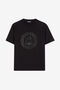 JC Just Cavalli Logo-Print Cotton T-Shirt JC Just Cavalli Logo-Print Cotton T-Shirt BLACK Q61254-Q0157