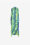 RC Tie-dye floor-length dress Light green/Light blue QKT108-GG039
