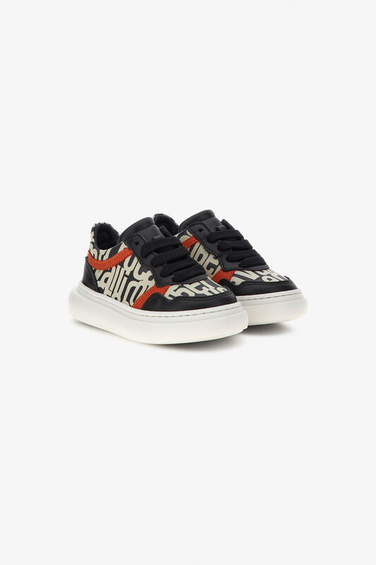 JU Sneaker JU Sneaker Nero/Bianco RJS00R-PZJ02