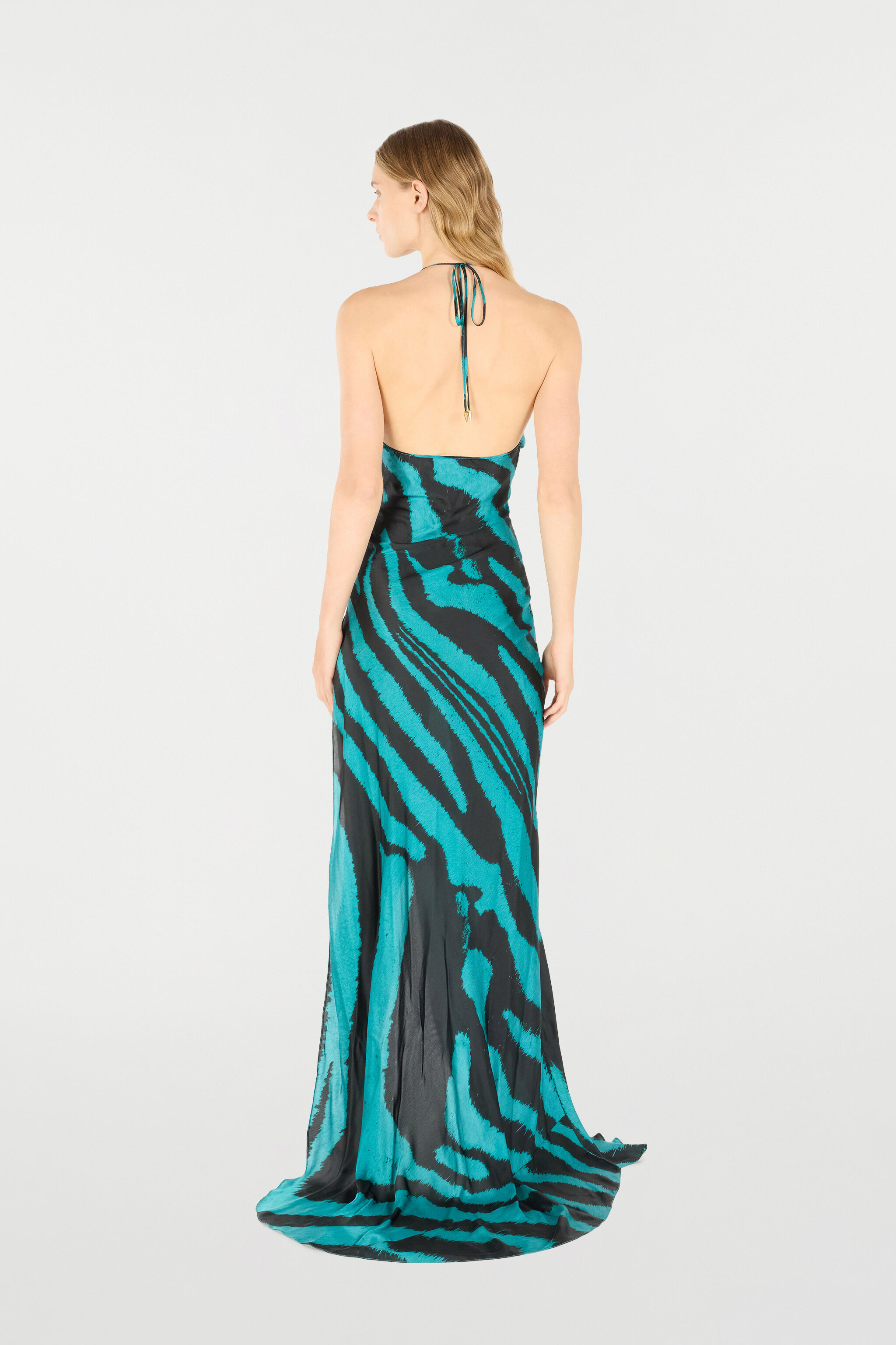 RC Dress With Zebra Tribute Print RC Dress With Zebra Tribute Print Blue UWT125-CTP26