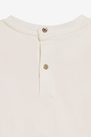 JU T-shirt con Ricamo Monogram RC MILKY WHITE TJT607-JD001