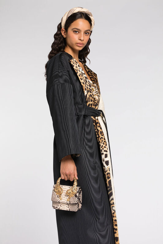 RC Small Roar Crystal-Embellished Shoulder Bag RC Small Roar Crystal-Embellished Shoulder Bag Light Brown QKB025-PR007