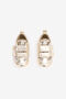 JU Laminierte Sneakers mit Einsätzen Jaguar Skin JU Laminierte Sneakers mit Einsätzen Jaguar Skin GOLD/JAGUAR TJS00S-PZJ49