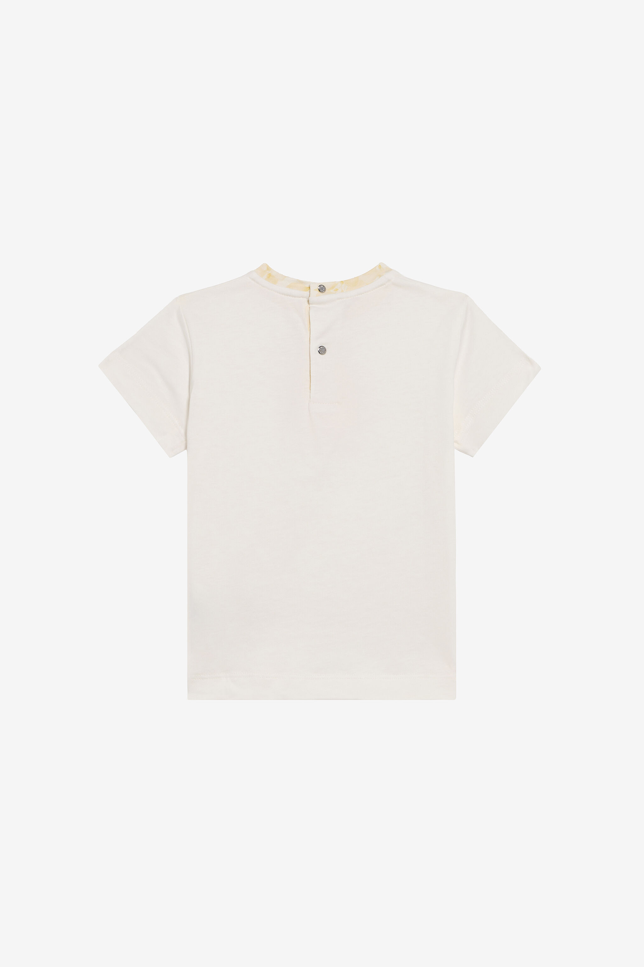 JU Baumwoll-T-Shirt mit floralem Monogram RC JU Baumwoll-T-Shirt mit floralem Monogram RC MILKY WHITE UJT602-JD001