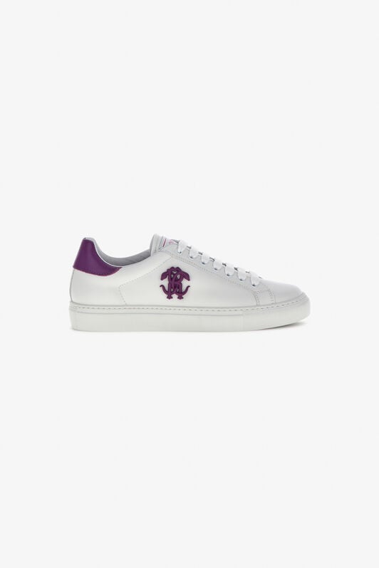 RC Sneakers with Monogram Mirror Snake RC Sneakers with Monogram Mirror Snake White/Purple RKS038-PZA90