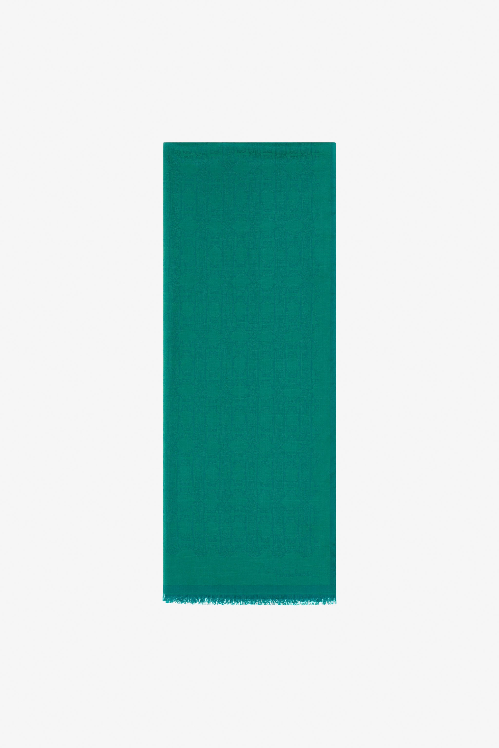 RC Roberto Cavalli Stole with RC MONOGRAM print RC Roberto Cavalli Stole with RC MONOGRAM print Green SYI00C-1HL61