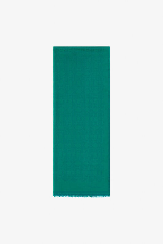 RC Roberto Cavalli Stole with RC MONOGRAM print RC Roberto Cavalli Stole with RC MONOGRAM print Green SYI00C-1HL61