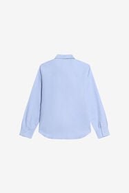 JU Camicia di Cotone Azzurro LIGHT BLUE WJT70G-FN053