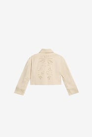 JC Giacca In Cotone Beige IVORY PRISTINE WFT41C-FN038
