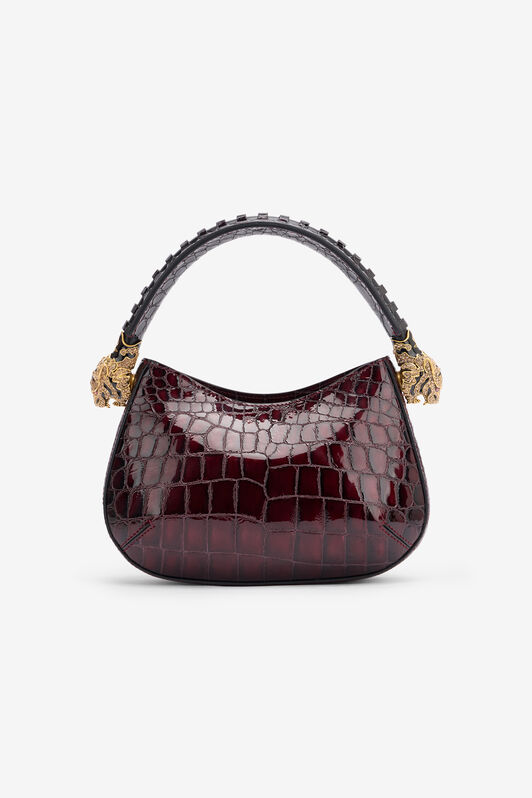 RC Sac Avec Logo Et Écailles De Crocodile Violet TWB002-PZE01