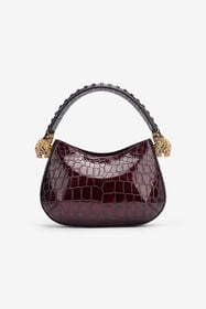 RC Sac Avec Logo Et Écailles De Crocodile RC Sac Avec Logo Et Écailles De Crocodile Violet TWB002-PZE01