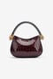 RC Sac Avec Logo Et Écailles De Crocodile RC Sac Avec Logo Et Écailles De Crocodile Violet TWB002-PZE01