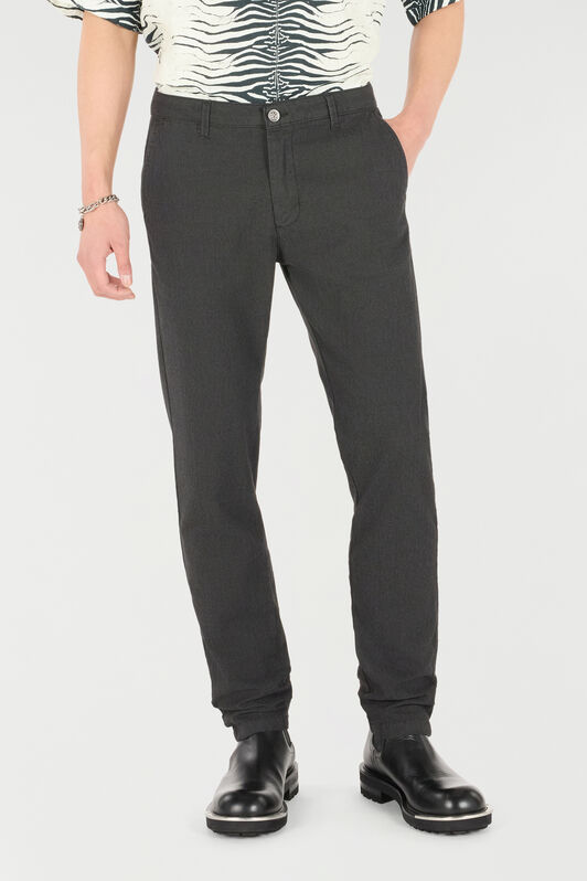RC Pantalon En Coton Stretch Noir POT20A-DJ001