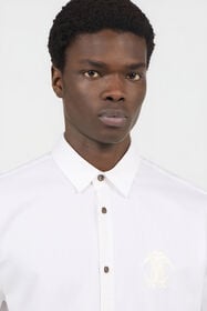 RC White Shirt with Monogram RC Embroidery WHITE SOT70P-FN006