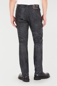 RC Jeans Con Motivo Floreale E Scoloriture Nero VNJ201-VT035