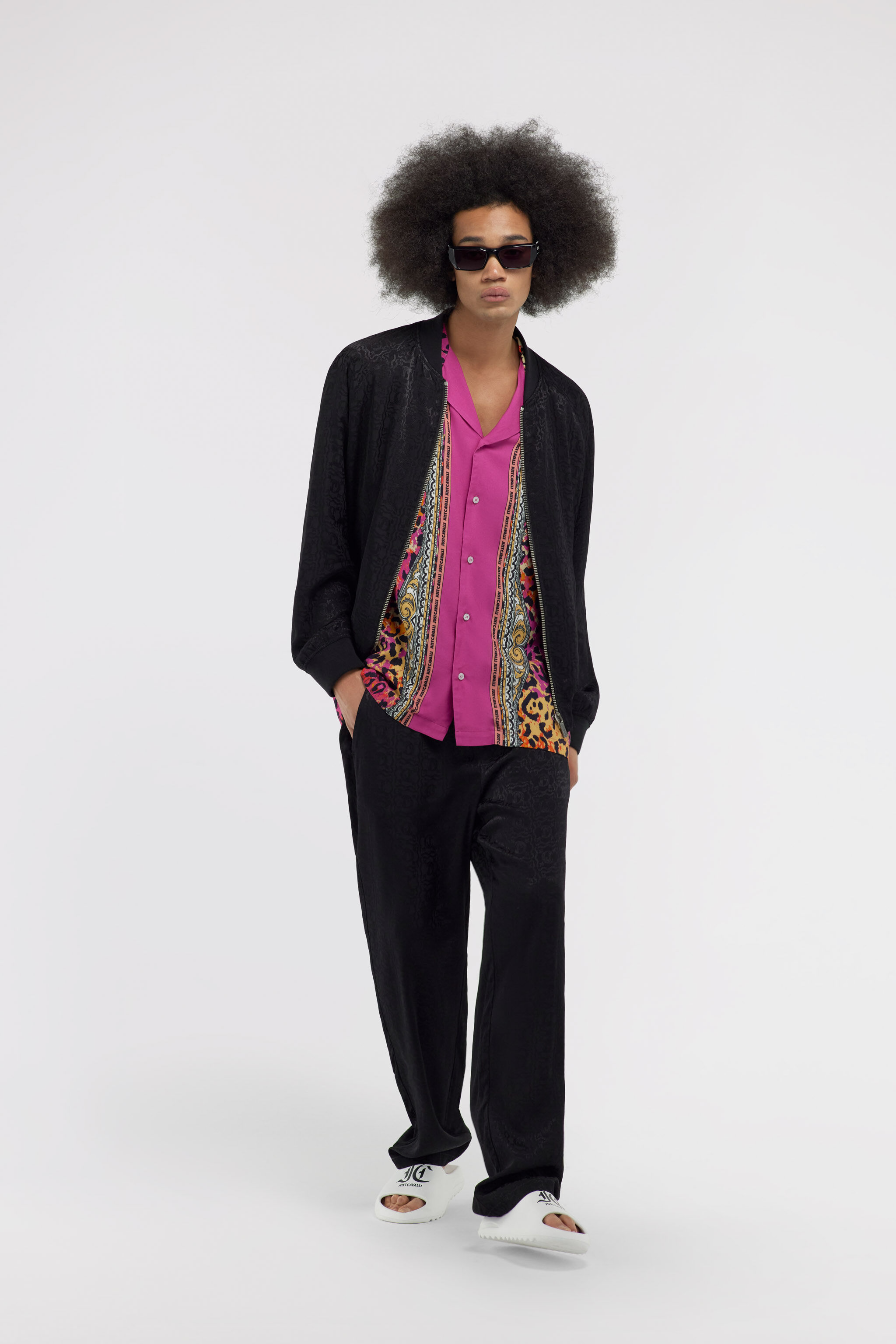 JC Just Cavalli trousers JC Just Cavalli trousers Black SFT175-SF075